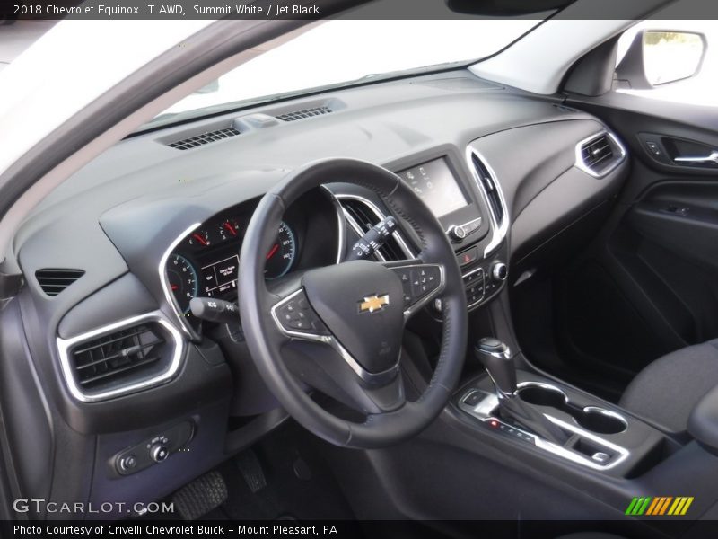 Summit White / Jet Black 2018 Chevrolet Equinox LT AWD