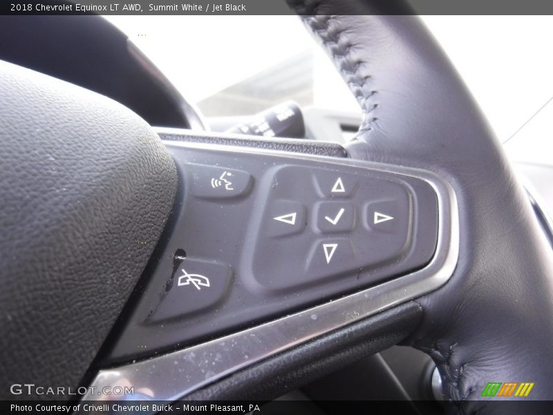 Summit White / Jet Black 2018 Chevrolet Equinox LT AWD
