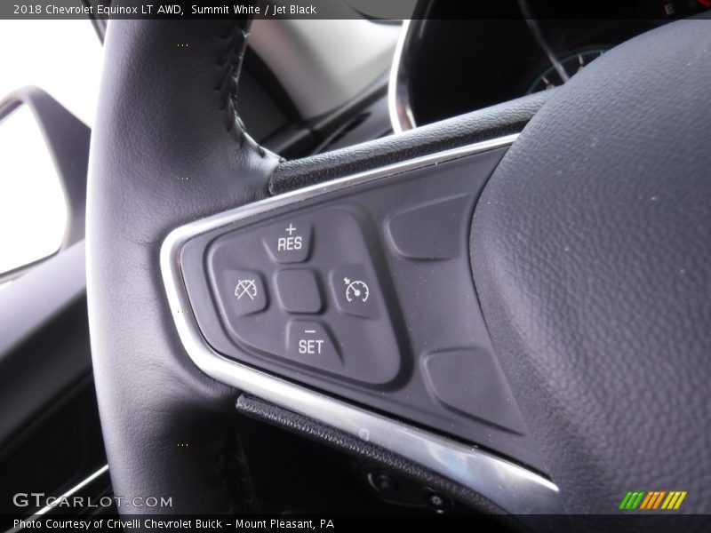 Summit White / Jet Black 2018 Chevrolet Equinox LT AWD
