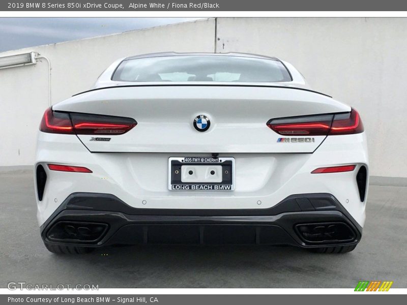 Alpine White / Fiona Red/Black 2019 BMW 8 Series 850i xDrive Coupe