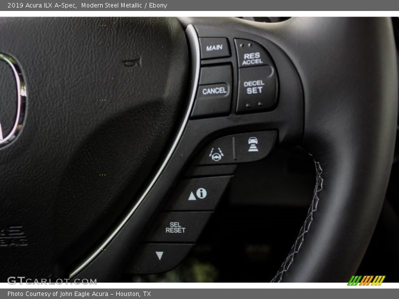 Modern Steel Metallic / Ebony 2019 Acura ILX A-Spec