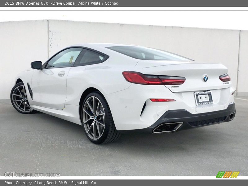 Alpine White / Cognac 2019 BMW 8 Series 850i xDrive Coupe