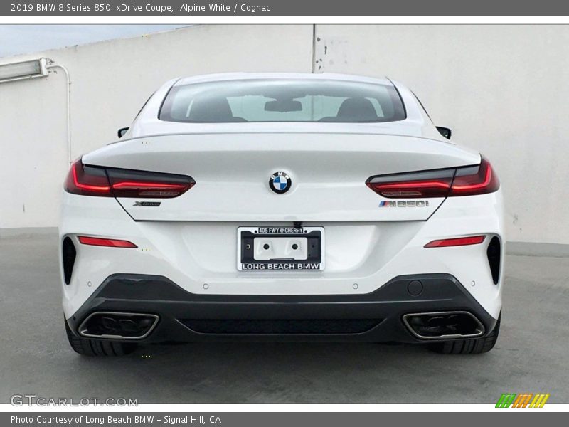 Alpine White / Cognac 2019 BMW 8 Series 850i xDrive Coupe