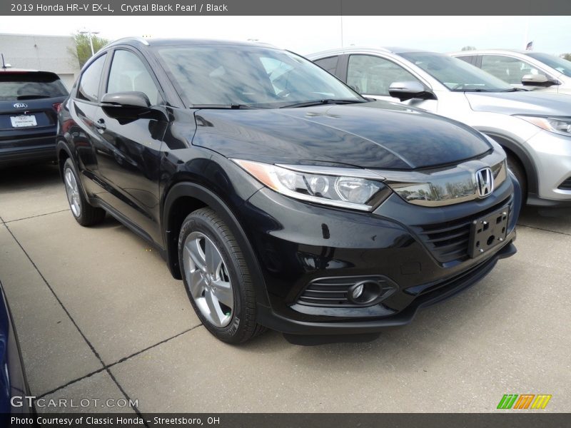 Crystal Black Pearl / Black 2019 Honda HR-V EX-L