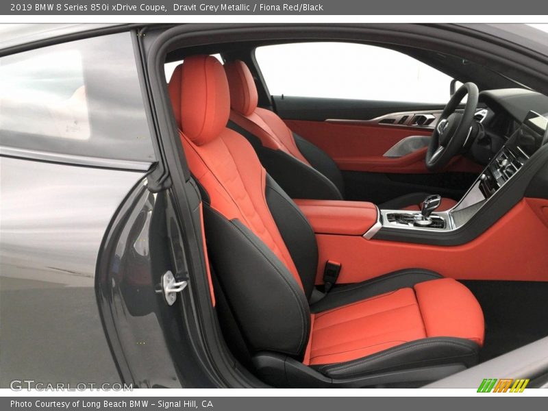 Dravit Grey Metallic / Fiona Red/Black 2019 BMW 8 Series 850i xDrive Coupe