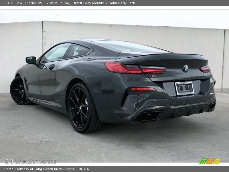 Dravit Grey Metallic / Fiona Red/Black 2019 BMW 8 Series 850i xDrive Coupe