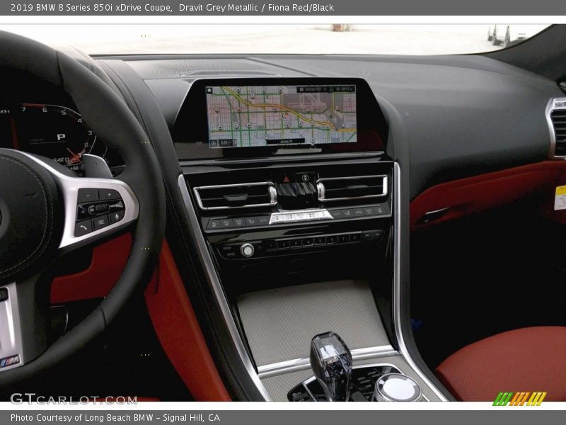 Dravit Grey Metallic / Fiona Red/Black 2019 BMW 8 Series 850i xDrive Coupe