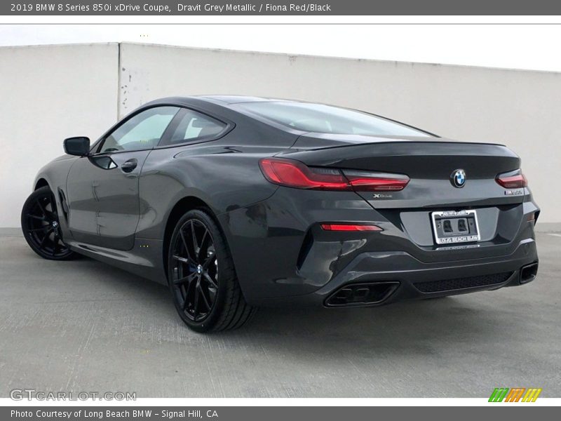 Dravit Grey Metallic / Fiona Red/Black 2019 BMW 8 Series 850i xDrive Coupe