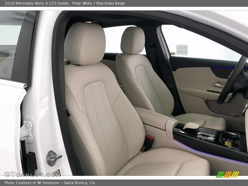 Polar White / Macchiato Beige 2019 Mercedes-Benz A 220 Sedan