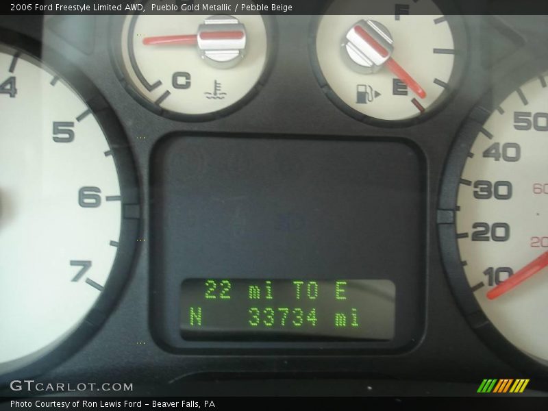 Pueblo Gold Metallic / Pebble Beige 2006 Ford Freestyle Limited AWD