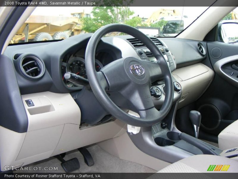 Savannah Metallic / Taupe 2008 Toyota RAV4 4WD