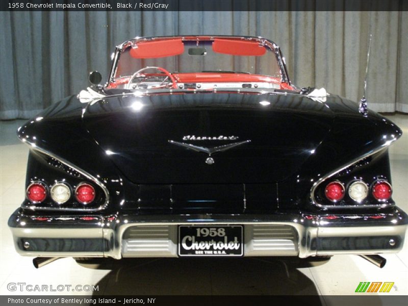 Black / Red/Gray 1958 Chevrolet Impala Convertible