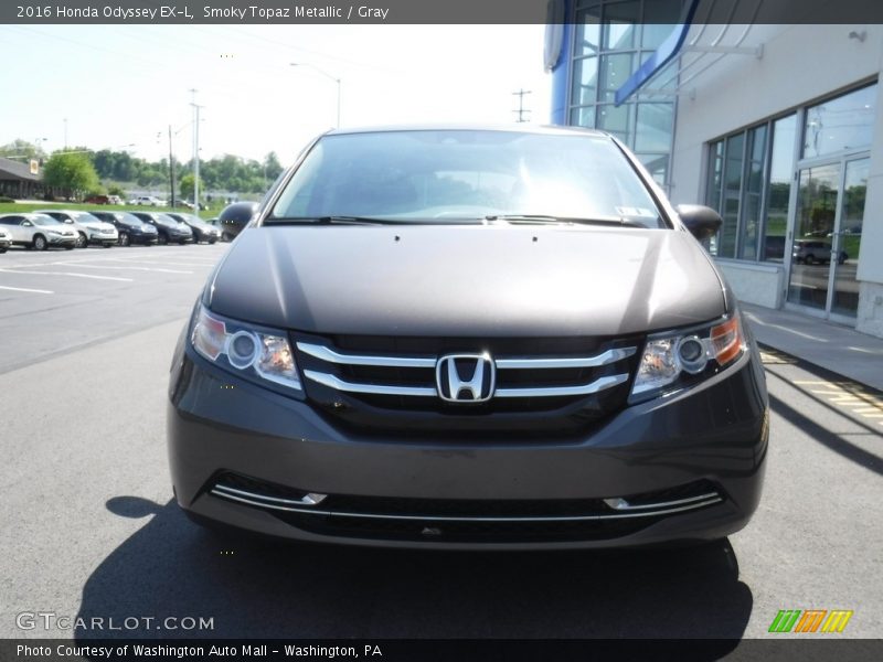 Smoky Topaz Metallic / Gray 2016 Honda Odyssey EX-L