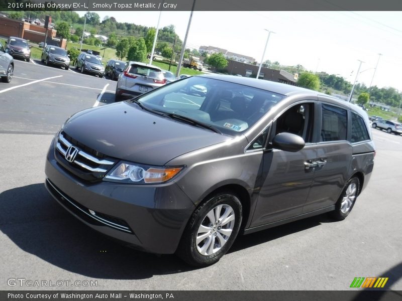 Smoky Topaz Metallic / Gray 2016 Honda Odyssey EX-L