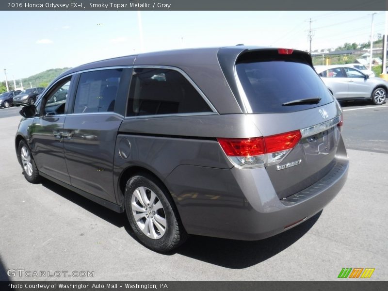 Smoky Topaz Metallic / Gray 2016 Honda Odyssey EX-L