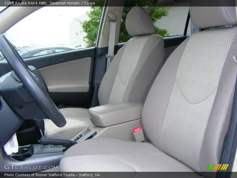 Savannah Metallic / Taupe 2008 Toyota RAV4 4WD