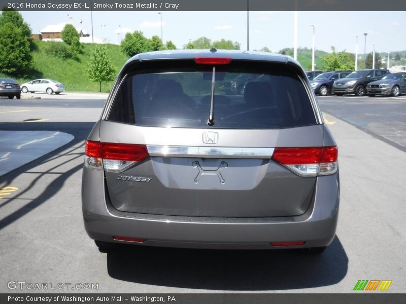 Smoky Topaz Metallic / Gray 2016 Honda Odyssey EX-L