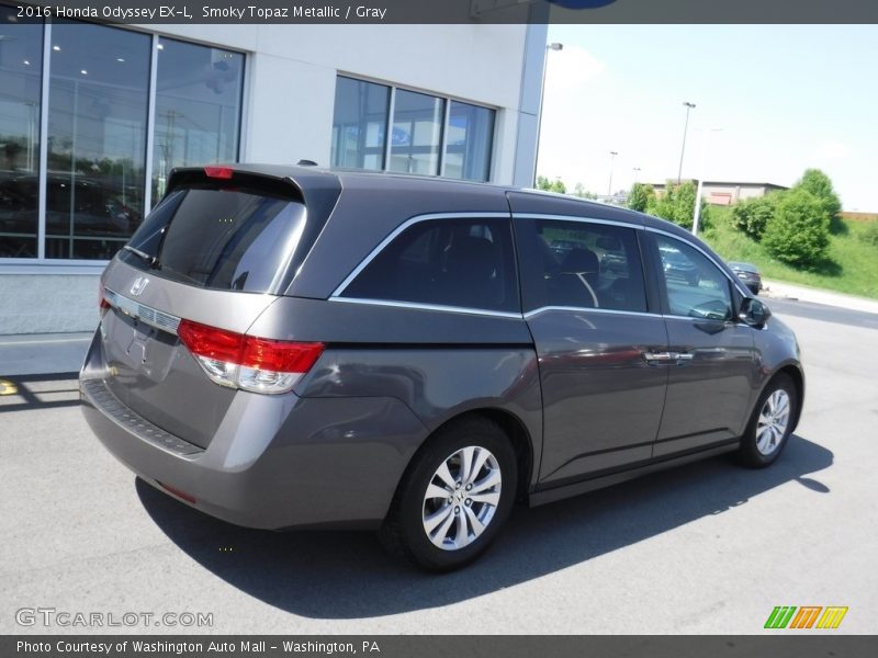 Smoky Topaz Metallic / Gray 2016 Honda Odyssey EX-L
