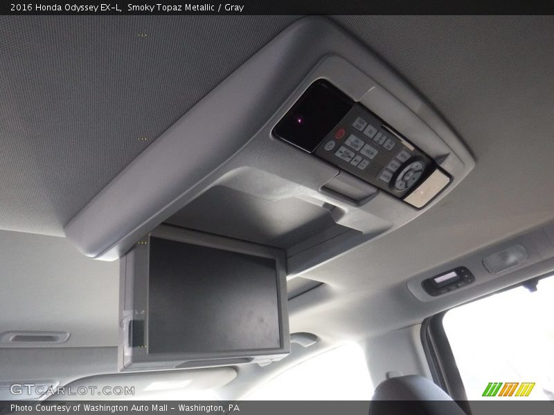 Smoky Topaz Metallic / Gray 2016 Honda Odyssey EX-L