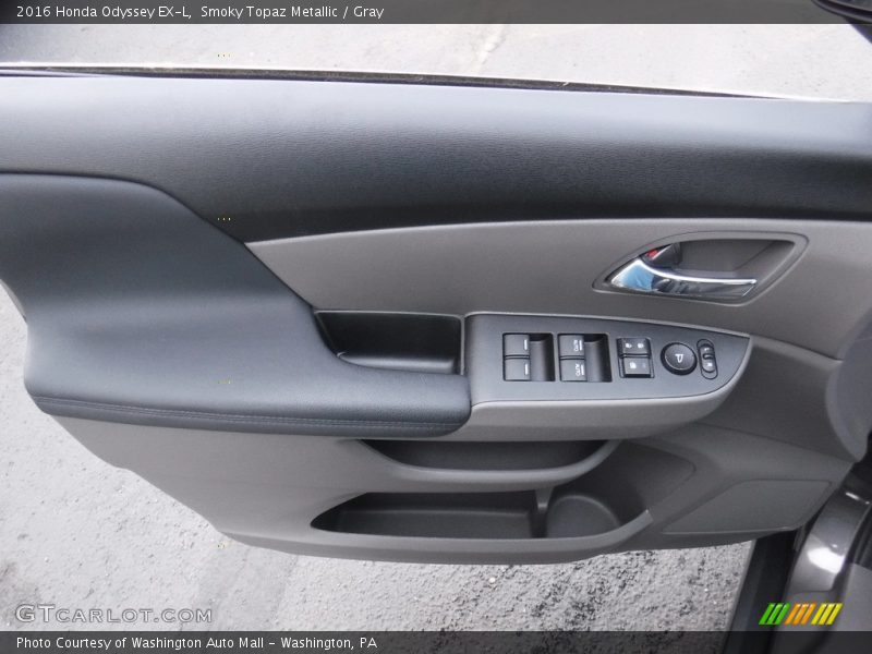 Smoky Topaz Metallic / Gray 2016 Honda Odyssey EX-L