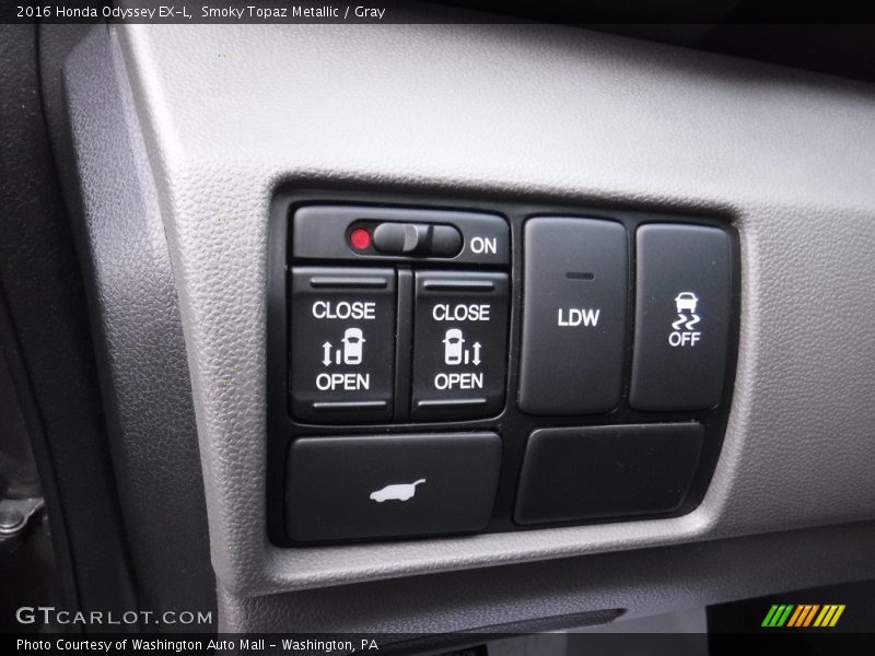 Smoky Topaz Metallic / Gray 2016 Honda Odyssey EX-L