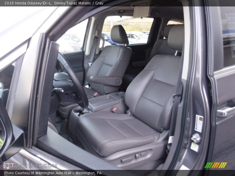 Smoky Topaz Metallic / Gray 2016 Honda Odyssey EX-L