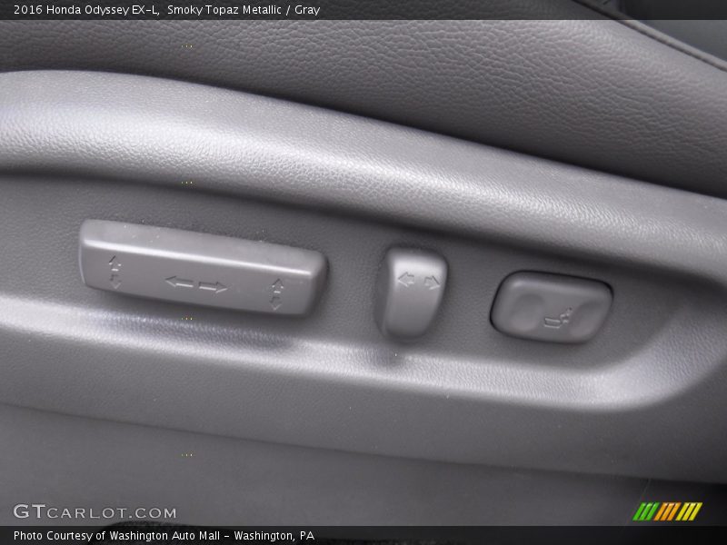 Smoky Topaz Metallic / Gray 2016 Honda Odyssey EX-L