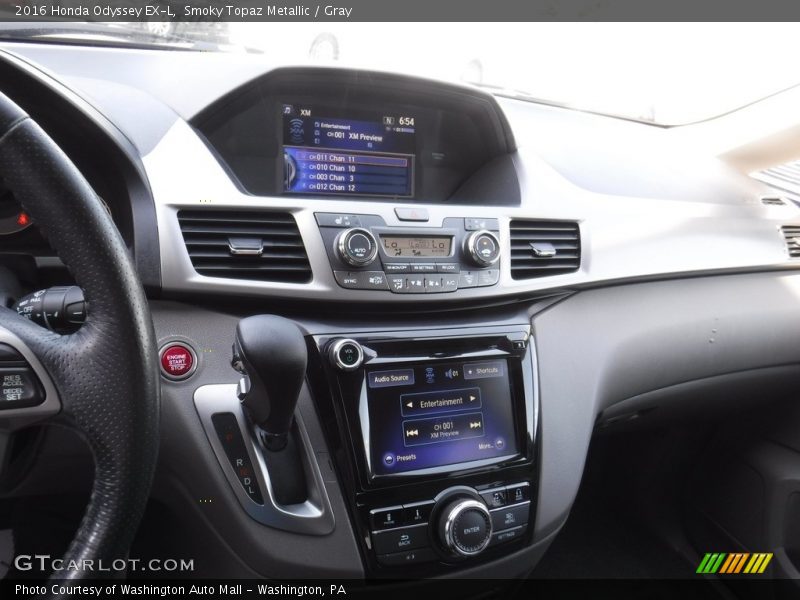 Smoky Topaz Metallic / Gray 2016 Honda Odyssey EX-L