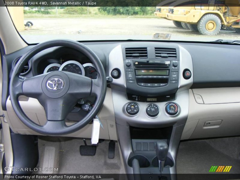 Savannah Metallic / Taupe 2008 Toyota RAV4 4WD