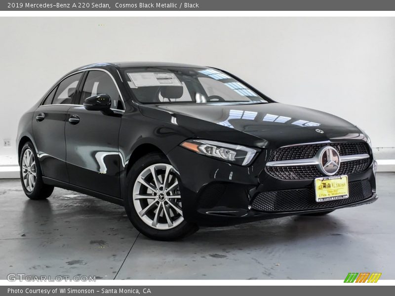 Cosmos Black Metallic / Black 2019 Mercedes-Benz A 220 Sedan