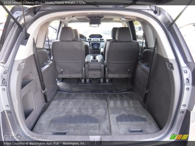 Smoky Topaz Metallic / Gray 2016 Honda Odyssey EX-L