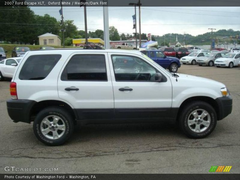 Oxford White / Medium/Dark Flint 2007 Ford Escape XLT