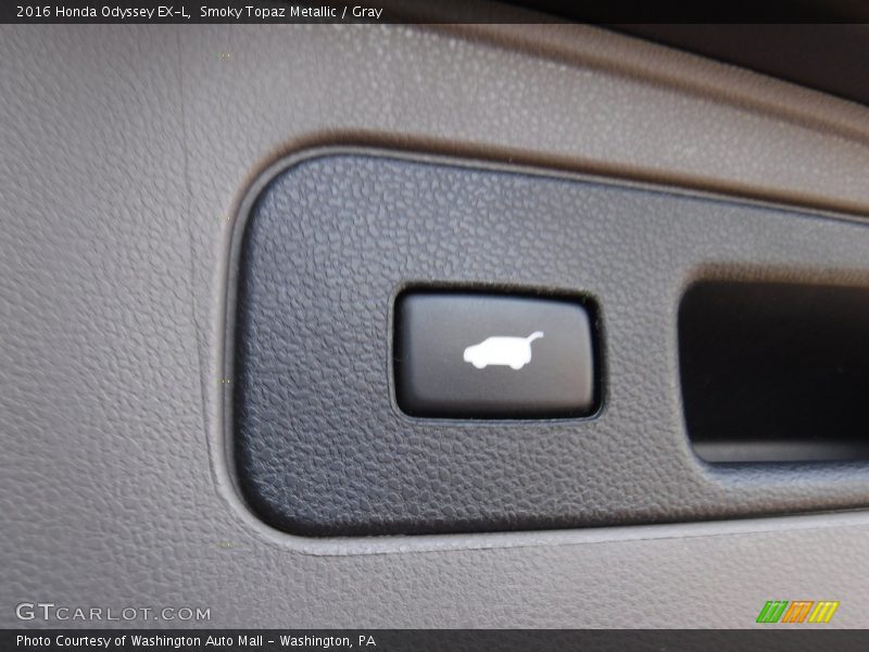 Smoky Topaz Metallic / Gray 2016 Honda Odyssey EX-L