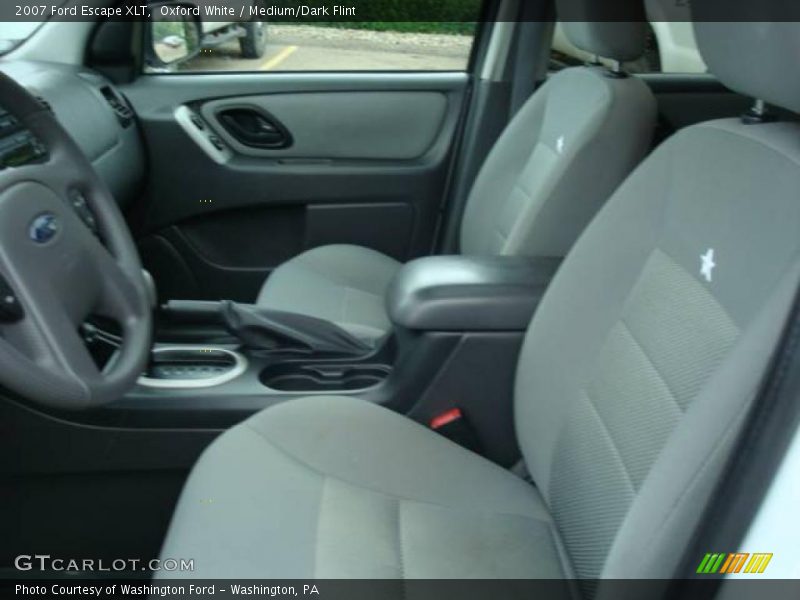 Oxford White / Medium/Dark Flint 2007 Ford Escape XLT