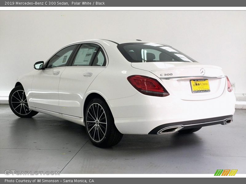 Polar White / Black 2019 Mercedes-Benz C 300 Sedan