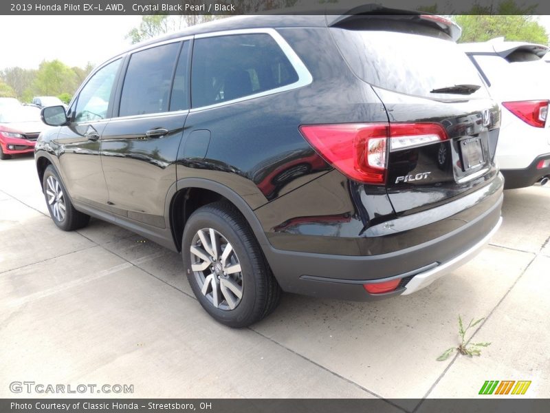 Crystal Black Pearl / Black 2019 Honda Pilot EX-L AWD