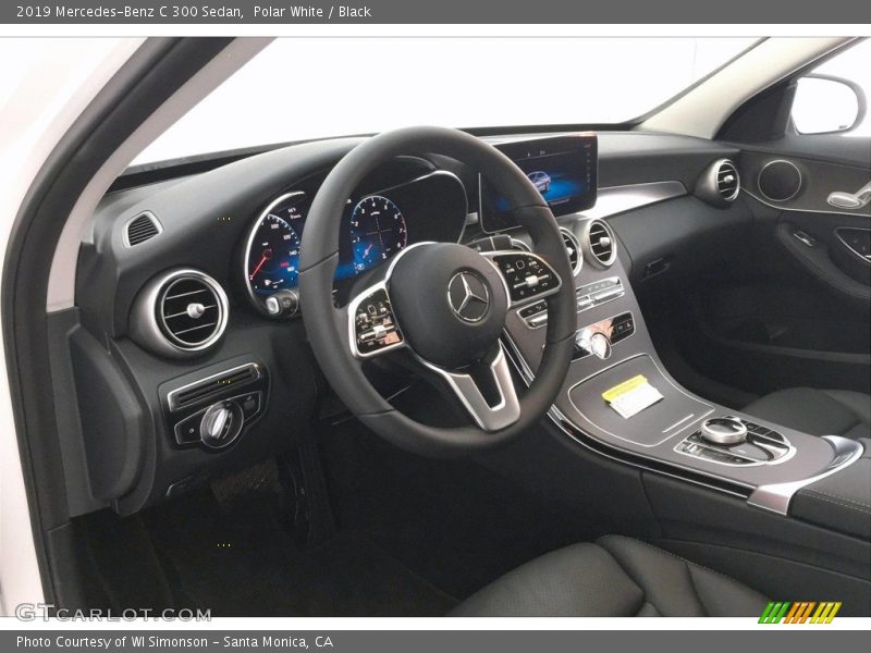 Polar White / Black 2019 Mercedes-Benz C 300 Sedan