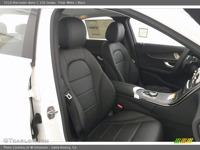Polar White / Black 2019 Mercedes-Benz C 300 Sedan