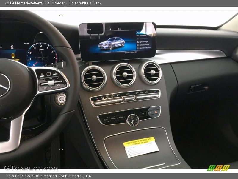 Polar White / Black 2019 Mercedes-Benz C 300 Sedan