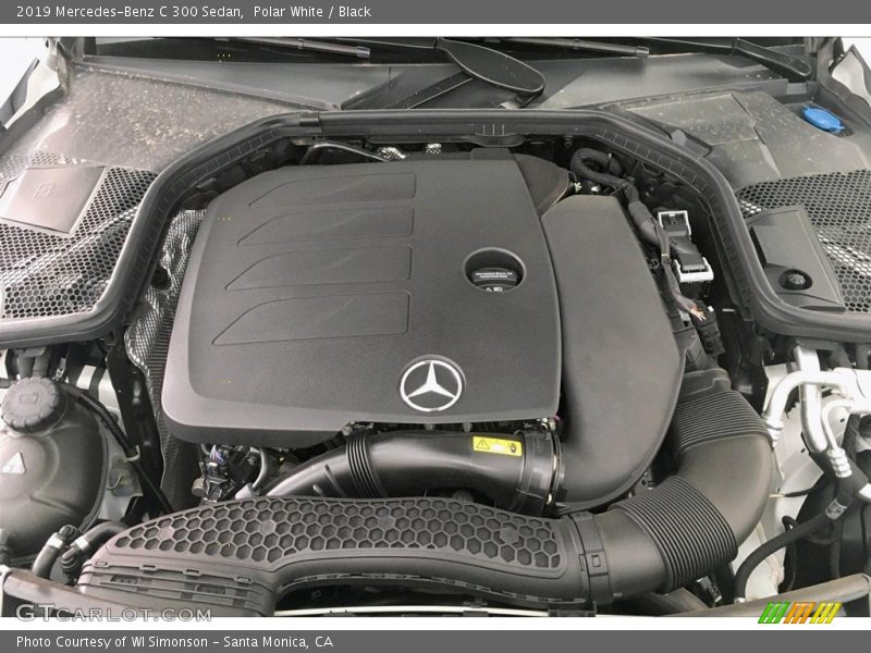 Polar White / Black 2019 Mercedes-Benz C 300 Sedan