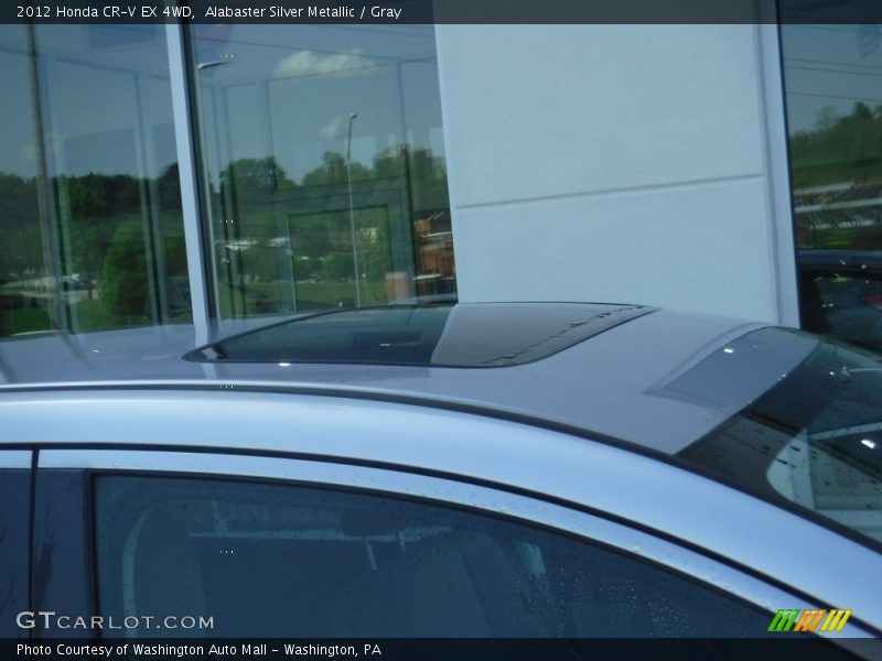 Alabaster Silver Metallic / Gray 2012 Honda CR-V EX 4WD