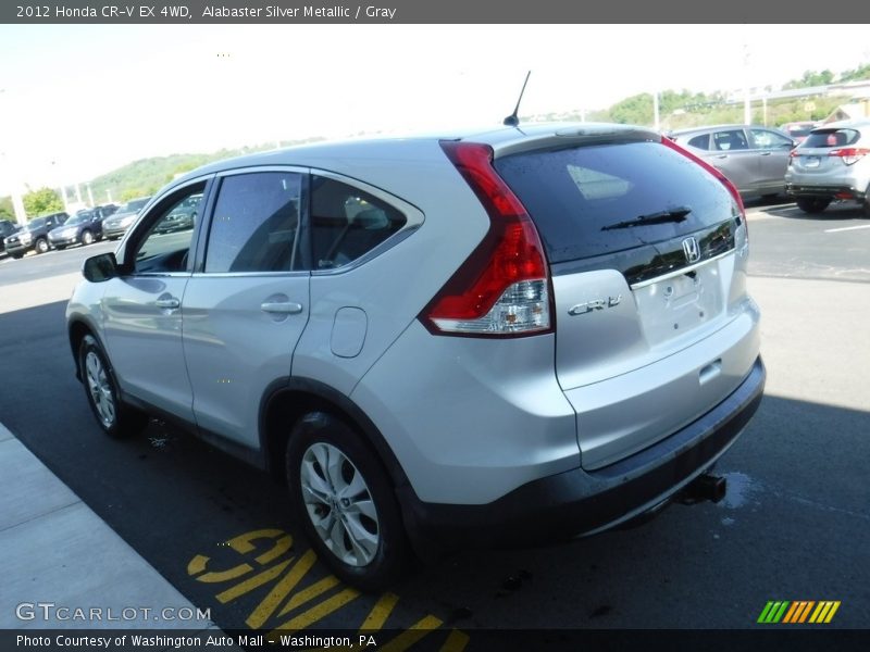 Alabaster Silver Metallic / Gray 2012 Honda CR-V EX 4WD