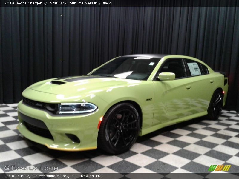 Sublime Metallic / Black 2019 Dodge Charger R/T Scat Pack