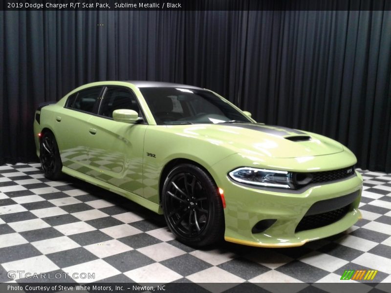 Sublime Metallic / Black 2019 Dodge Charger R/T Scat Pack