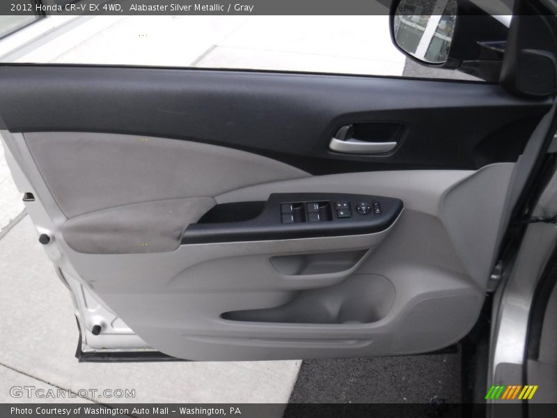 Alabaster Silver Metallic / Gray 2012 Honda CR-V EX 4WD