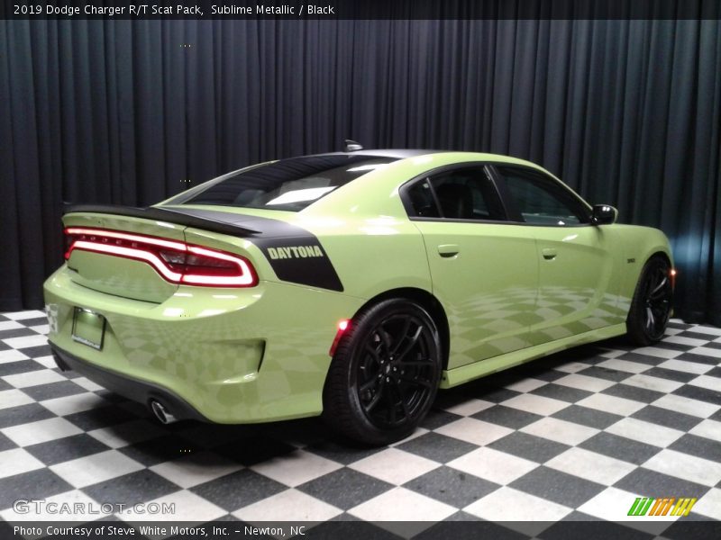 Sublime Metallic / Black 2019 Dodge Charger R/T Scat Pack