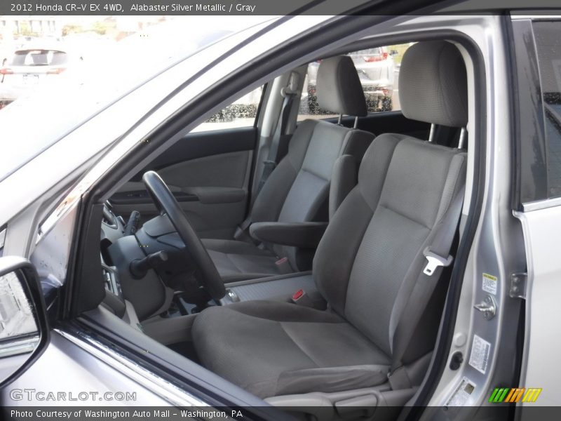 Alabaster Silver Metallic / Gray 2012 Honda CR-V EX 4WD