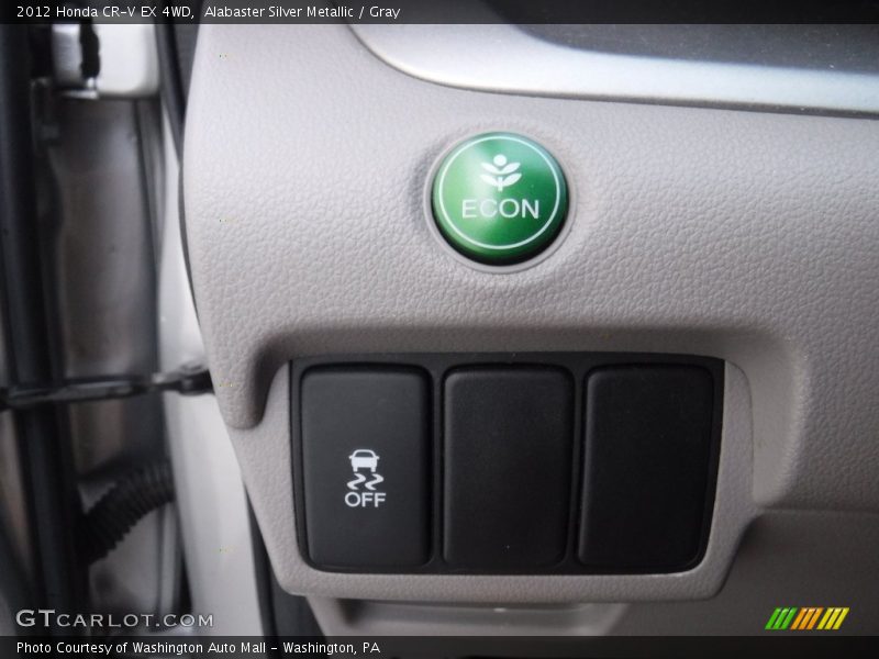 Alabaster Silver Metallic / Gray 2012 Honda CR-V EX 4WD