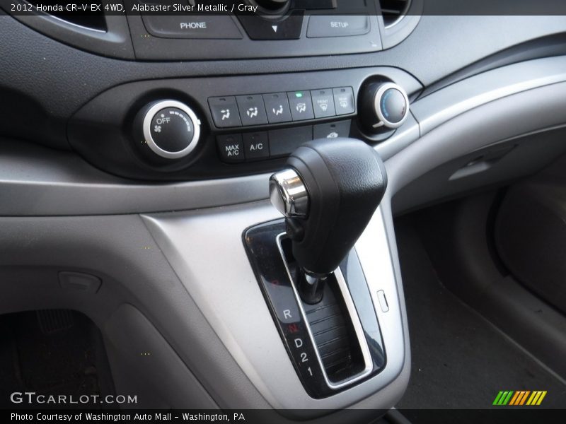 Alabaster Silver Metallic / Gray 2012 Honda CR-V EX 4WD