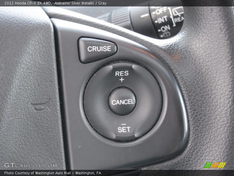 Alabaster Silver Metallic / Gray 2012 Honda CR-V EX 4WD